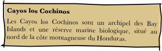 Cayos los Cochinos
Les Cayos los Cochinos sont un archipel des Bay Islands et une réserve marine biologique, situé au nord de la côte montagneuse du Honduras.